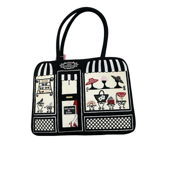 Lulu Guinness Handbags - Vintage Lulu Guinness Black‎ Handbag Department Store Glasses Purses Shoes Hats